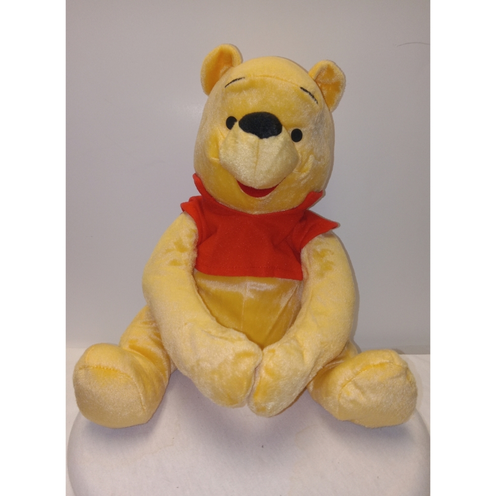 DISNEY WINNIE THE POOH PLUSH TOY WITH VELCRO ARMS